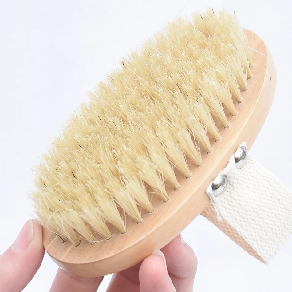 Factory Wooden Body Brush For Dry Skin Natural Bristle Body Brush - Buy ...