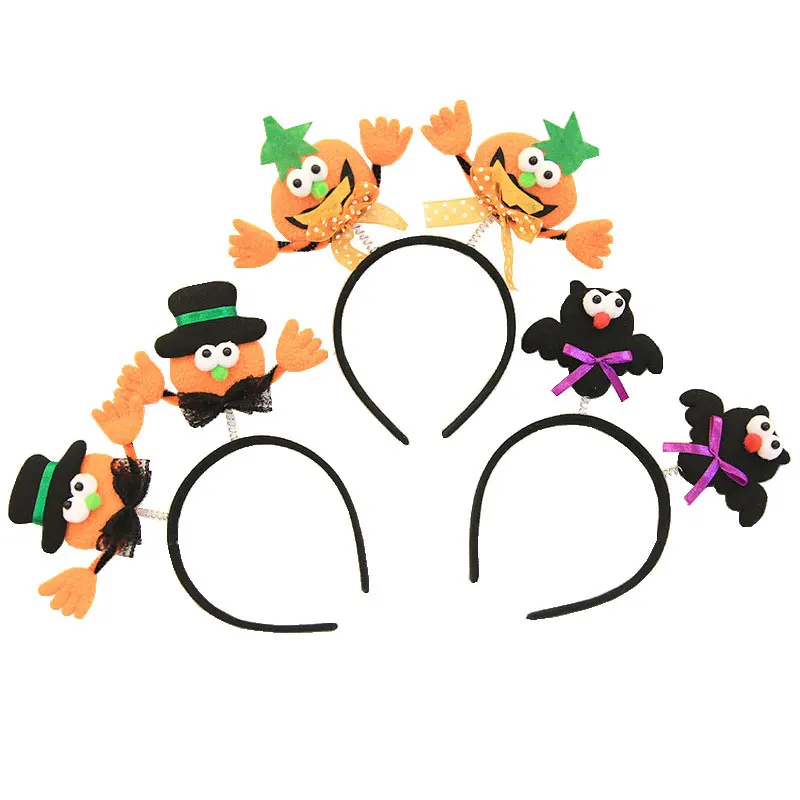 Cartoon Style Black Orange Pumpkin Owl Shape Spring Plastic Non
