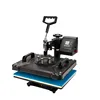 12x15 30KG 8 in1 Roller Sublimation Manual Heat Transfer Machine for T-shirt Plate Hat Cap Cylindrical&Conical Mug Cup