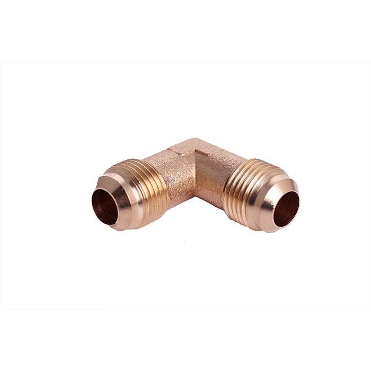 Good Quality Brass Fittings Thread Elbow for Pipe Fittings 3/8 Sae* 3/8 Sae Brass Fitting Union Tube Parts