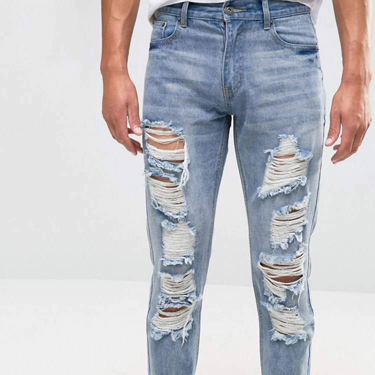 36W Robelli para Hombre STONEWASH Jeans Denim Stretch Slim Fit De Diseñador 