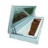 Aluminium electronic flatroof sun screen insect net panorama security pass through egress air vent villas window