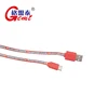 New design Flat USB C Type prining cable 1M rapid charging data for Type C phone & laptop
