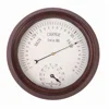 Gift 8inch Rustic Style Aneroid Mechanical Garden Barometer Thermometer Weather Forecast Station Clock