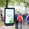 Street LCD full HD outdoor high brightness screen digital signage kiosk