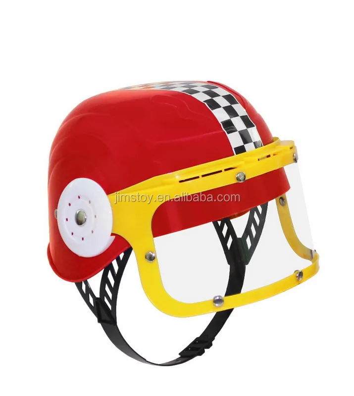 Plastic Toy Racing Helmet With Led Light For Motorcycle Buy Motocycle