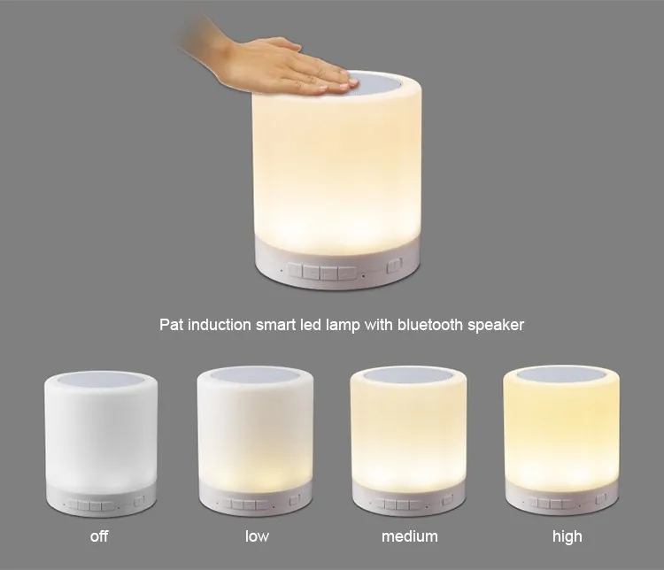 Smart Wireless app control Hands Free Calling Touch Sensor Bluetooth light speaker - ANKUX.COM