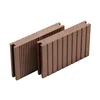 China Factory PE plastic decking 150*22mm Anti-uv waterproof outdoor flooring solid wood plastic composite decking