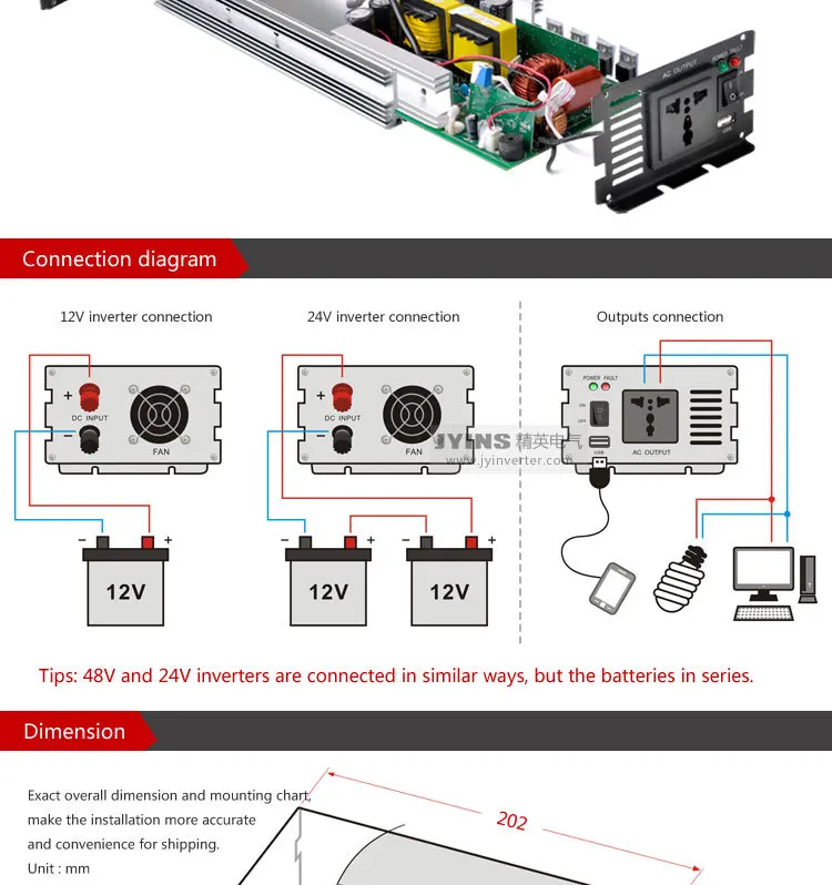 CE 100% approved 10000w pure sine wave solar inverter charger