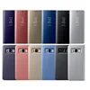 2017 new mobile phone original clear view case for samsung galaxy s8 plus note 8 s7 edge s9 plus s9 s10 mirror view case