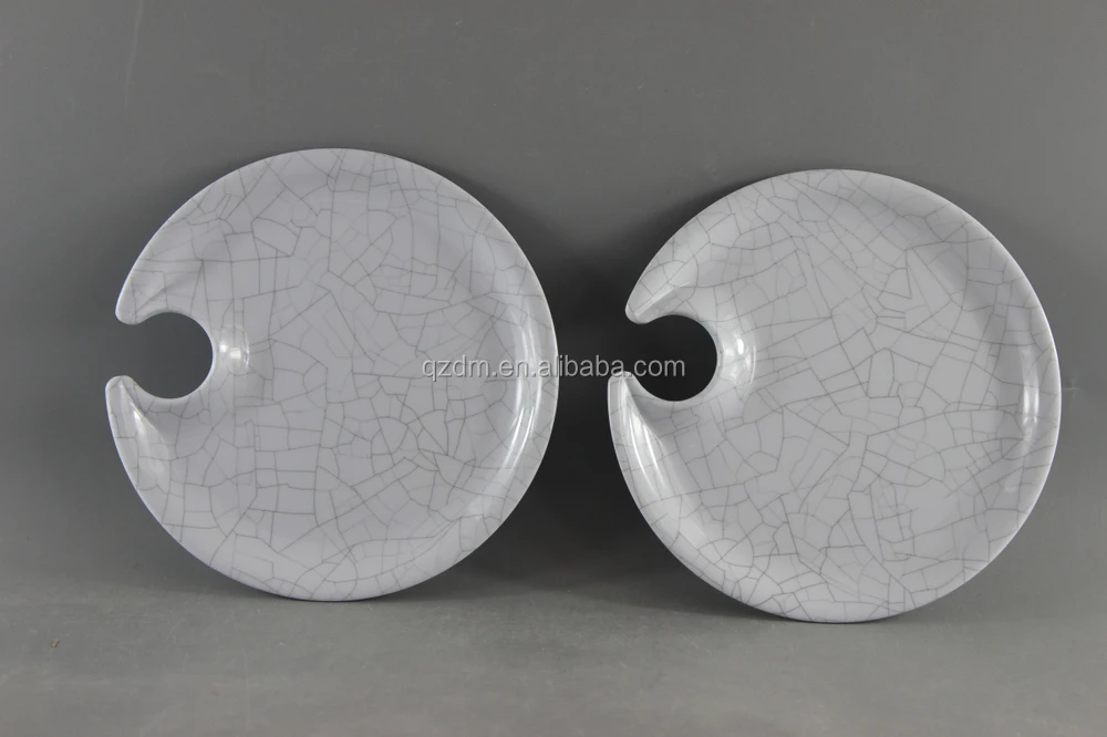 Melamine Party Ware,Reusable Plastic Melamine Cocktail Plates