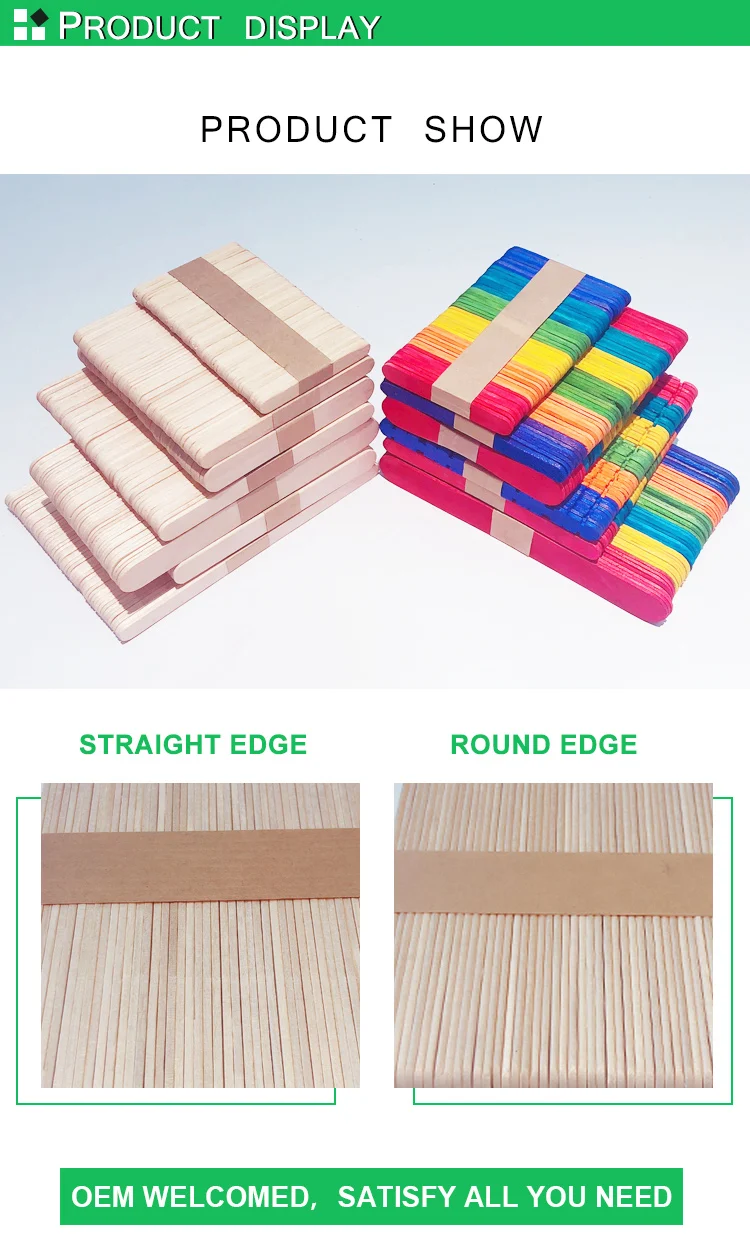 Art Ice Cream Tools custom popsicle sticks