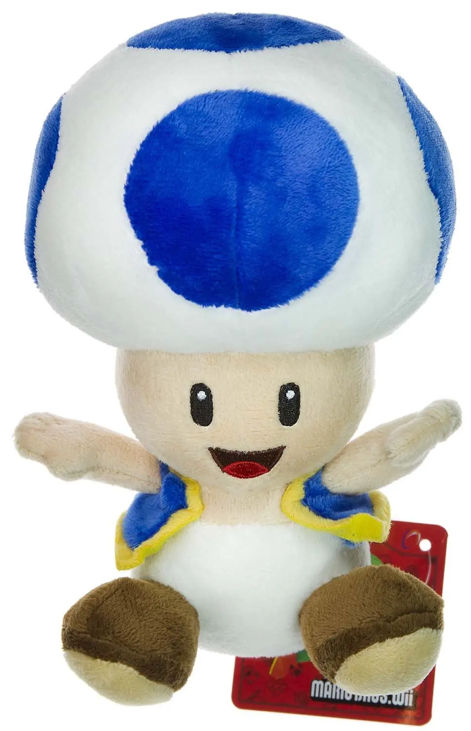 blue toad plush toy