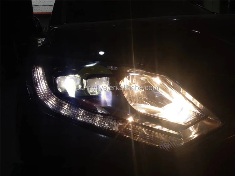 LED headlight For HONDA HRV HR-V for Vezel Head Lamp 2015-2017  year Black Housing LF
