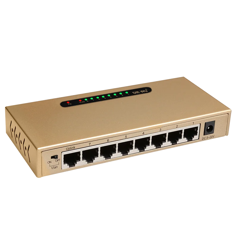 Diewu 8 Ports 10/100/1000m Vlan Gigabit Network Switch Buy 8