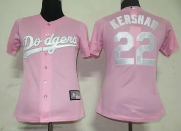 pink womens dodgers jersey