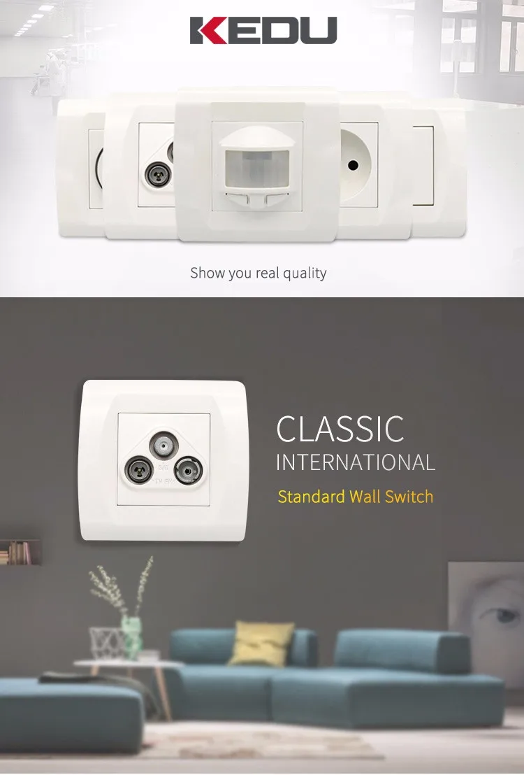 Eu Sat Fm Tv 3 Way Tv Wall Socket Buy Tv Socket 3 Way Tv Socket
