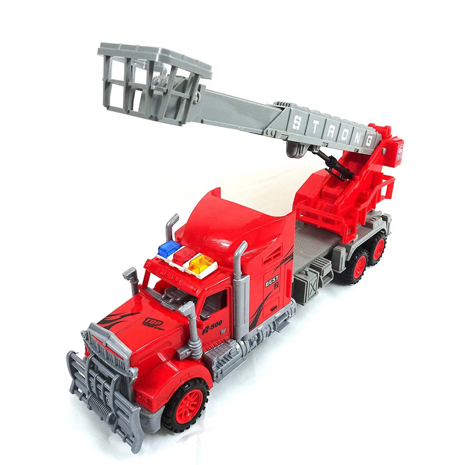 Damara Kids Long Car Transporter Lorry Trailer Toys,Blue