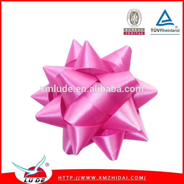 Wholesale Premade Satin Ribbon Pull Bows Star Bow For Gift Wrapping