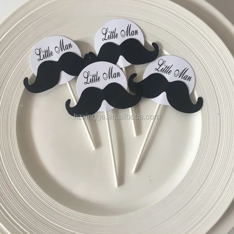 Decoration De Gateau Petit Homme Et Moustache 4 Pieces Noir En Acrylique Pour Anniversaire Fete Prenatale Garcon Fournitures Pour Evenements Et Fetes Buy Gateau De Fete De Douche De Bebe Gateau Decoration Articles De Fete Decorations De Gateau Gateau De