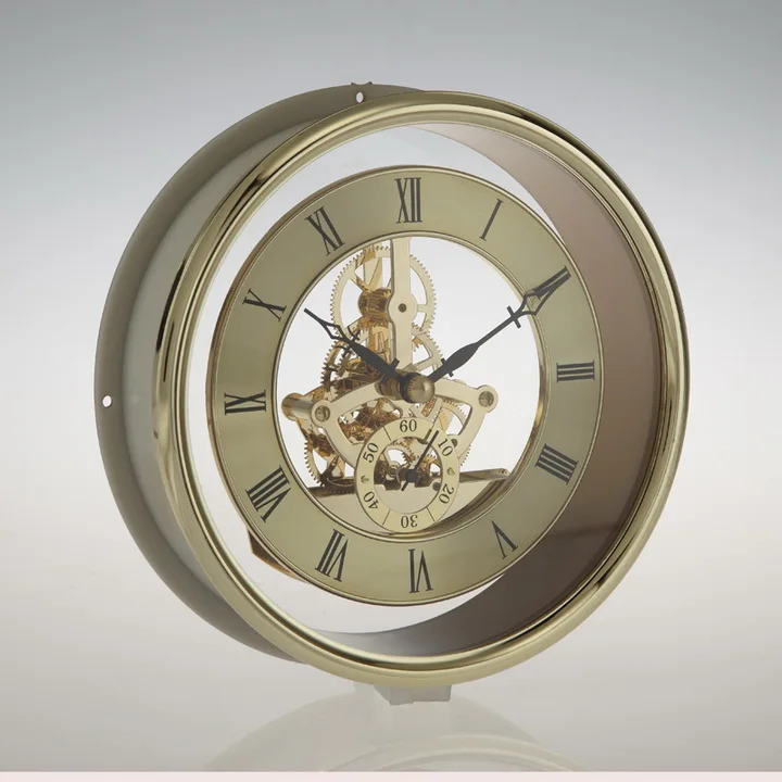 Round Quartz Clock Skeleton Movement Used For Table Clocks And Wall