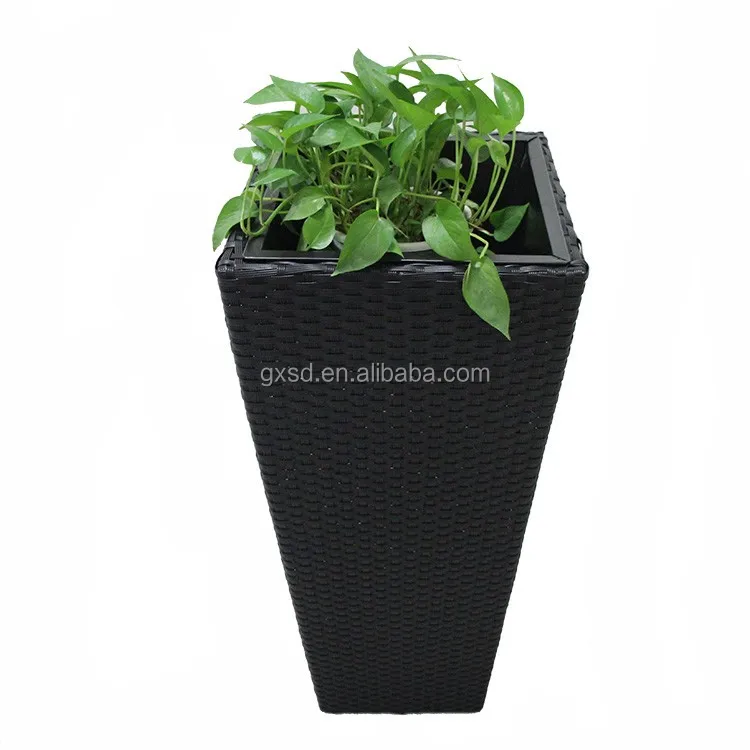 S&d Outdoor Garden Handmade High Quality Cheap High Plastic Plant Pots
