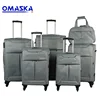 New Omaska luggage factory wholesale 6 pcs soft nylon fabric custom logo oem travel style travel luggage bag set