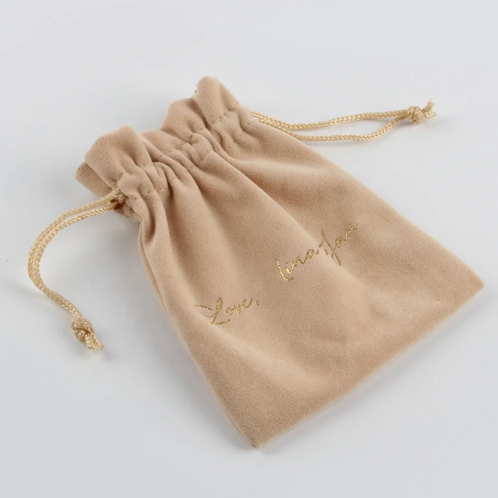 Customized Velvet Bag/velvet Gift Pouches Bags For Jewelry/ Velvet