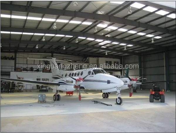 prebuilt portal mobile airplane hangar