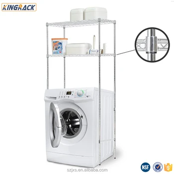 De Metal Estable Lavadora Estante De Almacenamiento/rack Para Artículos