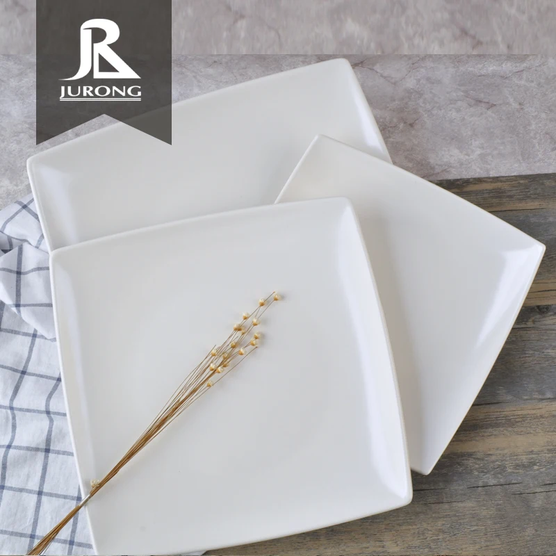 High Demand Products White Unbreakable Dinner Plates With Delicate