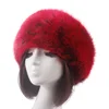 2018 Womens Empty Top Hats Elasticity Circle Hats For Girls Fluffy Plush No Top Hair Ring Hats Casual Faux Fur Hat