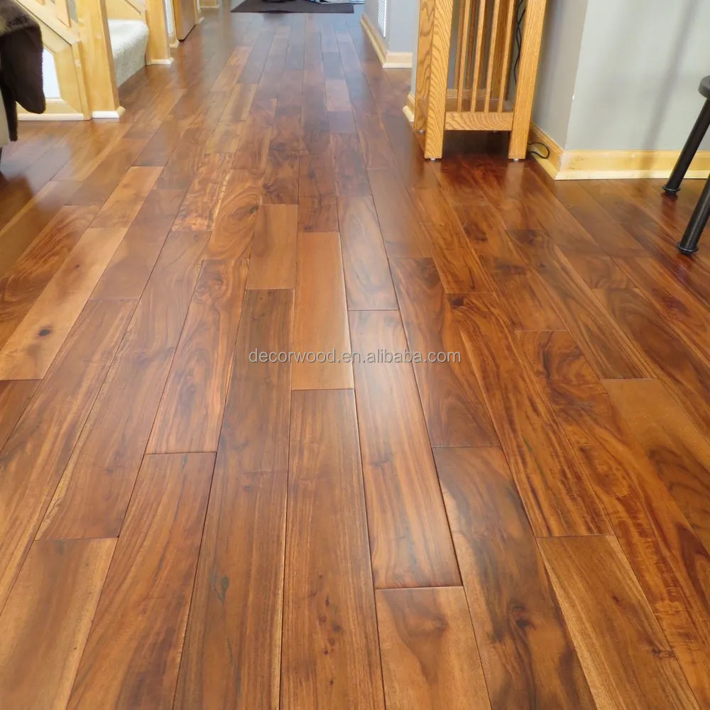 Newest Design Royal Acacia Wood Floors Brushed Acacia Solid Wood