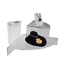Large triangle shaped acrylic display risers clear plexiglass jewelry risers