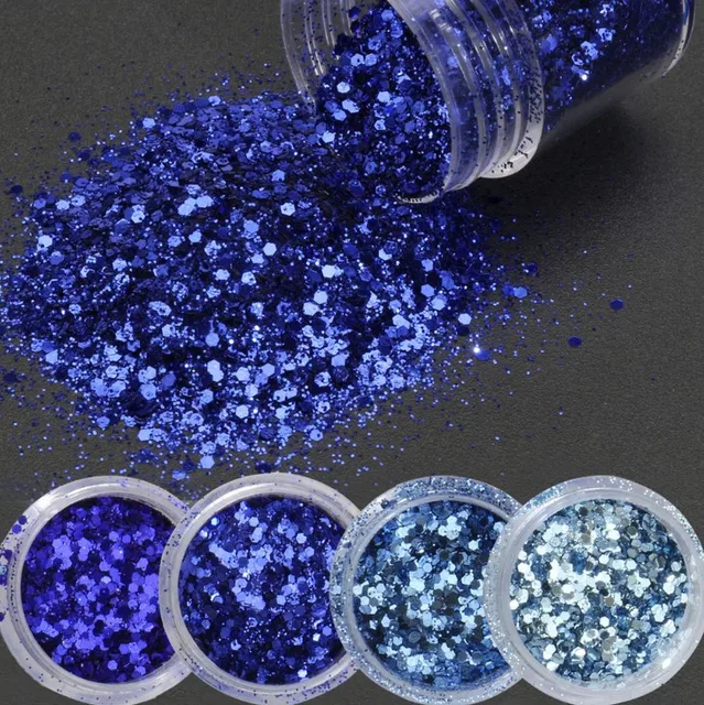 makeup colorful glitter powder dust eyeshadow nail art body