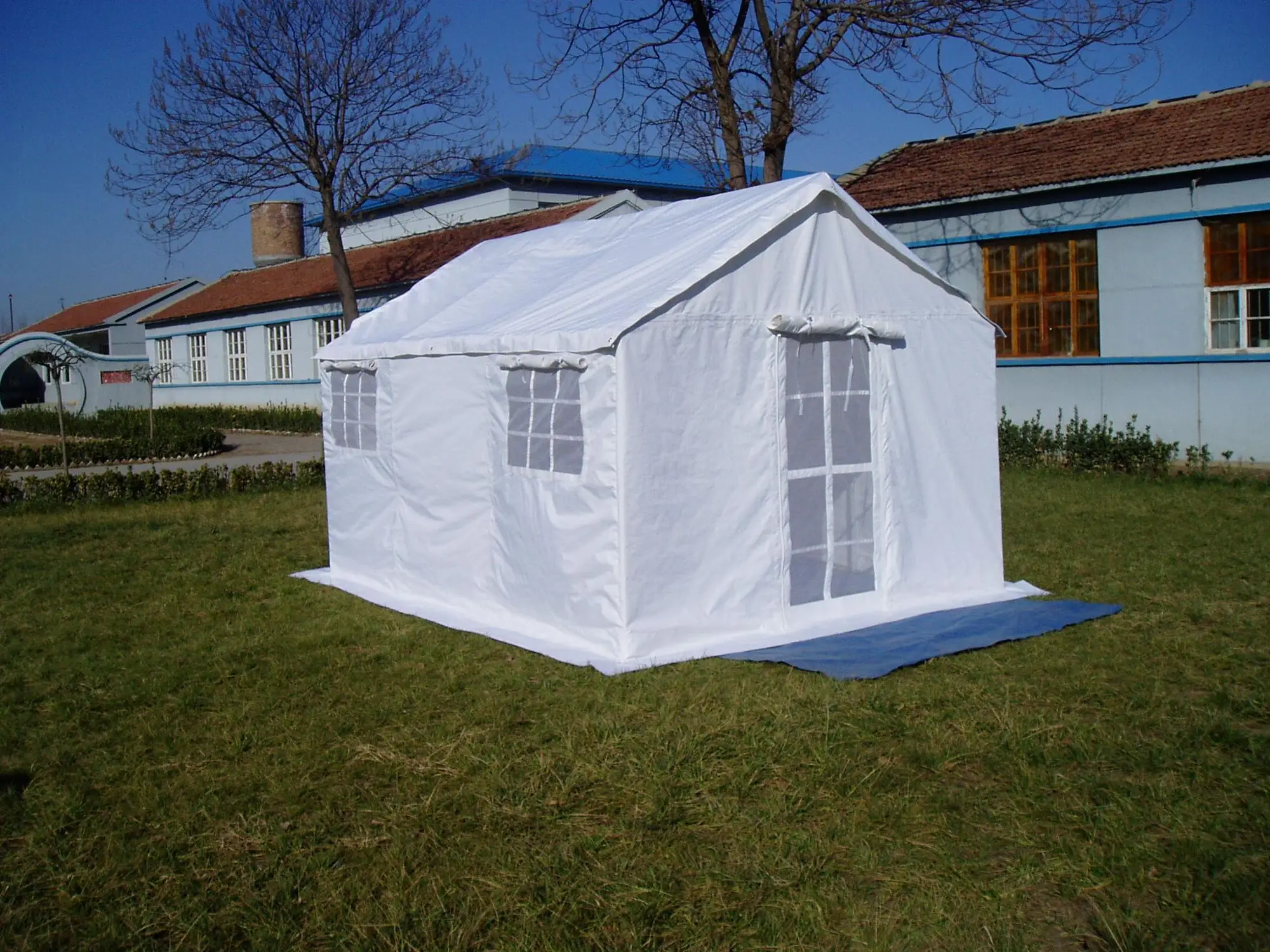 库存重型框架结构救灾帐篷