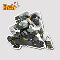 Bevle 9123 OW Shooting Game Winston Fashion Sticker Notebook Waterproof Tide 3M Sticker Fridge Skateboard Car