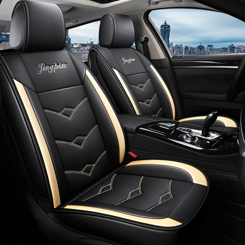 Universal Pu Leder Autositzbezug Durable Wasserdichte Luxus Front