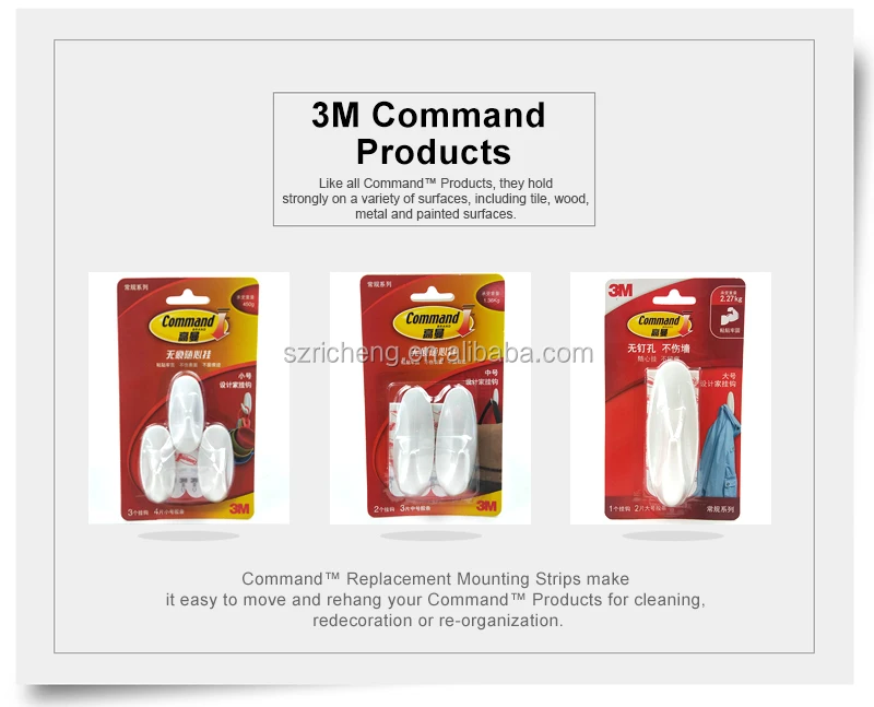 Original 3m Command Damagefree Reuse/removes Cleanly Designer Clothes