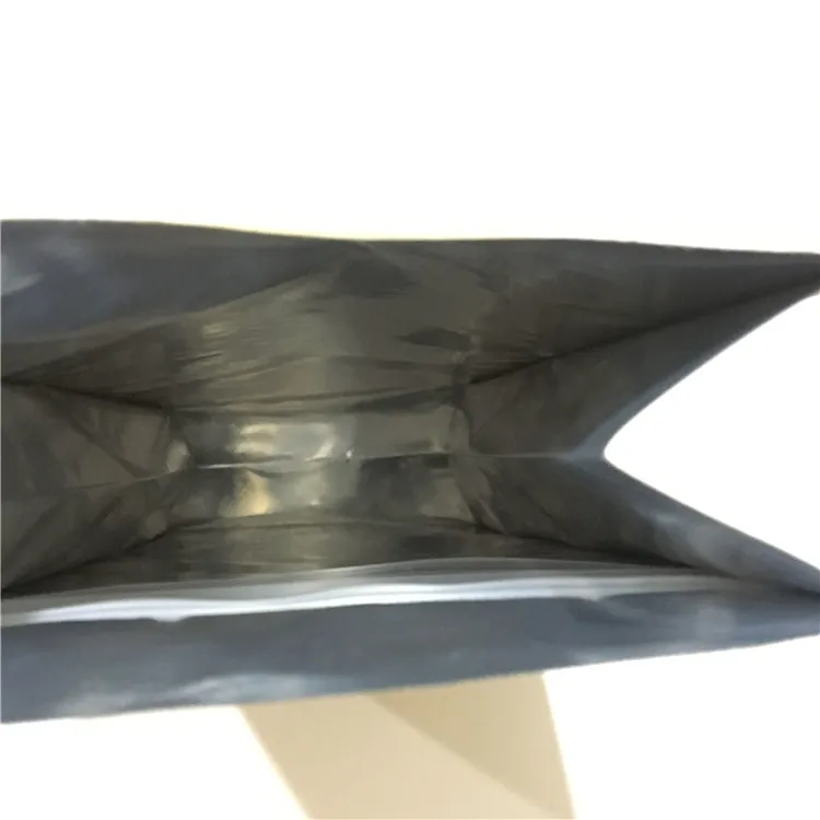 Eco Friendly 250g,500g,1kg 8 Sides Sealed Flat Bottom Zipper Coffee Resealable Kraft Paper Bag with Valve