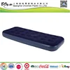 ISO manufacturer hot sales classical camping travel single pvc inflatable flock air bed