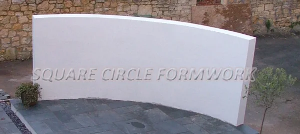 risa 3d concrete circular wall
