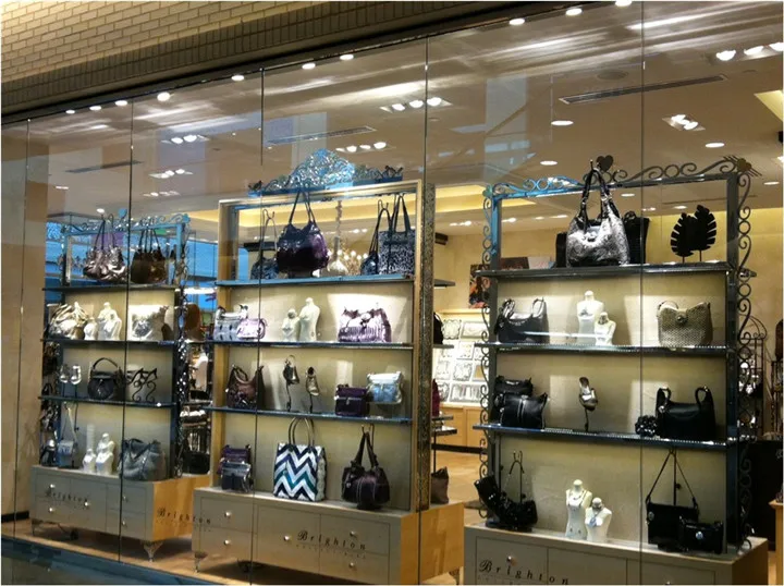 Modern Design Handbags Display For Lady Boutique Chain Retail