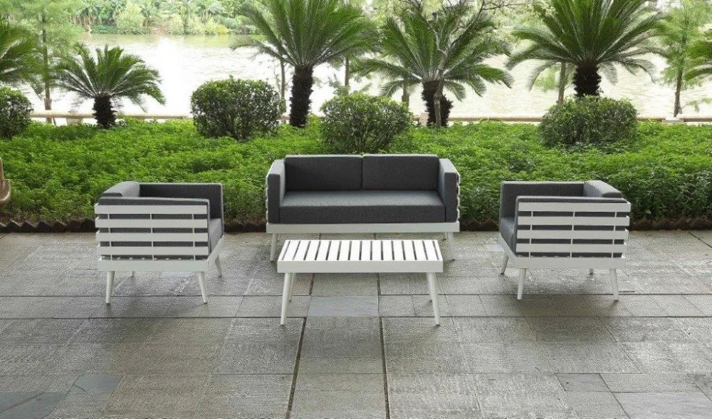 Doreen Elegent Villa Outdoor Friends Gathering Hotel White Metal Garden Yard Lounge Furniture Used Patio Sofa Furniture Buy Patio Sofa Outdoor Furniture Garden Set Product On Alibaba Com