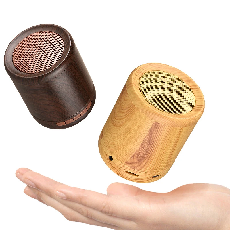 High Quality Wireless Bamboo Barrel Bluetooth Speaker