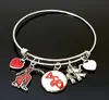 Crystal DST Series 1913 Elephant Delta Sigma Theta Charm Bangles Greek Letter Sorority School Memory Gift Bangles