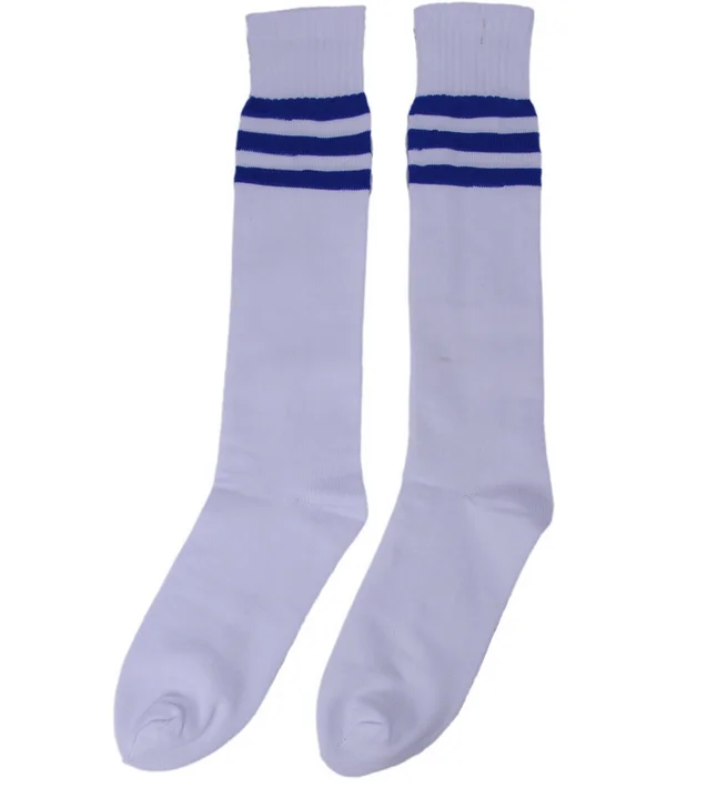 Striped Design Sport Over Knee Pure Cotton Soccer Socks Buy Pure