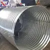 Large diameter corrugated galvanized steel pipe for tunnel liner, pipeline protection etc