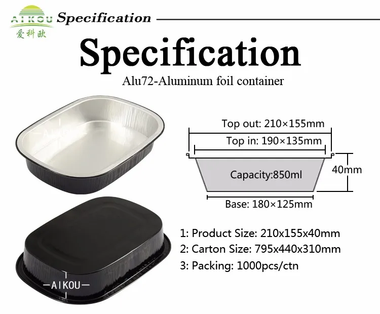 Microwavable Disposable Saudi Arabia Restaurant Food Packaging