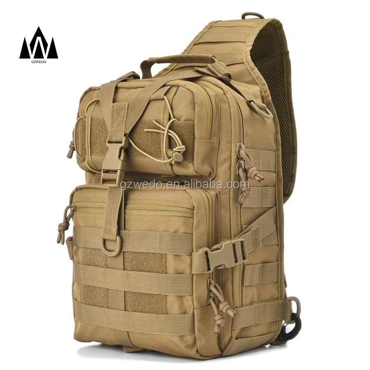 Glumes Tactical Sling Bag Pack Small Molle Assault Range Rucksack Military Army Shoulder Daypack Outdoor Rover Sling Backpack Chest Pack 